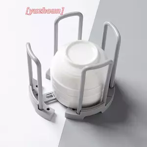 Giá đỡ bát để bàn có thể thu vào Nhà bếp Dụng cụ tổ chức thoát nước bằng nhựa Kệ đựng cốc nước Tủ đựng bát đĩa Ra Công cụ lưu trữ