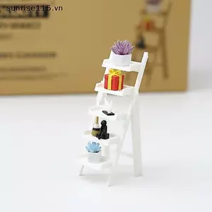 SRVN 1 Cái 1 / 12 Kệ Thang Nhà Búp Bê Thu Nhỏ Lưu Trữ Nhiều Lớp Ra Cho Sưu Tập Nghệ Thuật Thủ Công Trưng Bày.