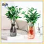 Bình hoa nhựa trong suốt B & N để trang trí nội thất Giá đỡ hoa để bàn thanh lịch cho phòng khách Trang trí máy tính để bàn văn phòng.