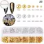 Houdou 12Grids Hỗn Hợp Ngọc Trai Bán Tròn Vàng Bạc Móng Tay Quyến Rũ Trang Trí Móng Tay Làm Móng Tay Phụ Kiện Salon VN