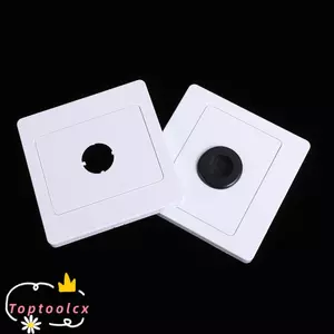 TOPTOOLCX 1 Cái Bảng Ổ Cắm Cáp Có Lỗ Thoát Cáp Tổ Chức Lưu Trữ Phụ Kiện Dây Có Miếng Lót Cao Su Vỏ Cáp