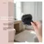 PNPIA- Kẹp Móng Vuốt Tổng Hợp Tóc Bun Phần Mở Rộng Vải tuyn Mềm Trang Trí Tóc Thực Tế Cho Nữ Cô Dâu Sự Kiện Prom Sử Dụng