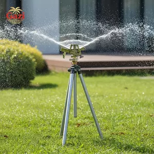 1 Máy phun nước xoay kim loại 1 / 2 3 / 4 Inch Xoay 360 độ Cánh tay xoay Máy phun nước tưới cỏ cho hệ thống tưới vườn [VN]