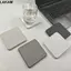 LAKAM Diatomite Coaster, Thảm chịu nhiệt chống trượt khô nhanh, Tấm lót cốc dày chịu nhiệt bền bỉ Tấm lót Placemats Trang trí nội thất