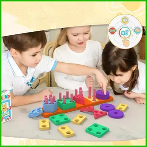 Phân Loại Xếp Chồng Đồ Chơi Giáo Dục Silicone Trẻ Em Xếp Hình Đồ Chơi Nhận Dạng Cho Trẻ Em Bé Trai Bé Gái saixit2vn