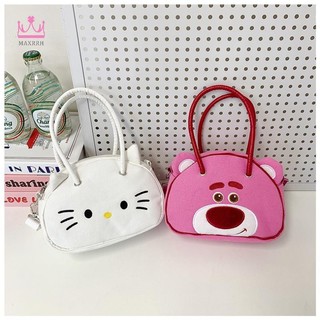 Túi Xách Mini Cartoon 3D Siêu Cute – Gấu Pooh, Stitch, Lotso, Capybara, Mèo Trắng – Túi Đeo Chéo Kiêm Xách Tay Hot Trend
