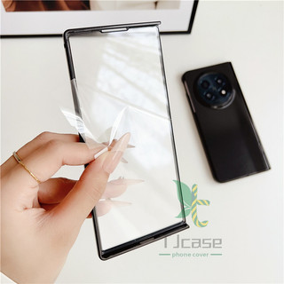 Ốp lưng siêu mỏng mờ bản lề lò xo 2in1 Funda cho Oppo Find N5 Vỏ phim cường lực