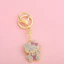 Hello Kitty Hoạt Hình Dễ Thương Nơ Móc Khóa Mặt Dây Chuyền Lấp Lánh Kim Cương Cô Gái Trái Tim Học Sinh Túi Bạn Gái Phụ Kiện