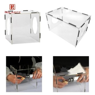 Hộp đựng bụi mài đánh bóng, Mũ trùm đầu chống bụi cho đánh bóng, khắc, bay bụi