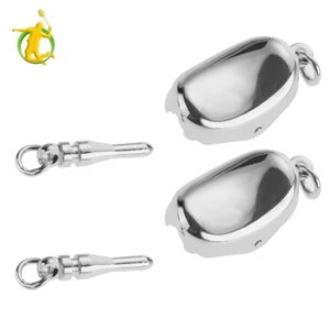 2 chiếc Khóa thỏi mạ bạc 925 sành điệu