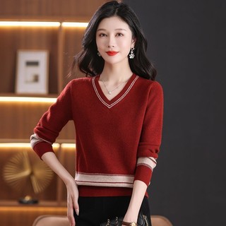 Áo len dệt kim nữ dáng rộng mỏng nhẹ, phiên bản Hàn Quốc, thoải mái mặc hàng ngày