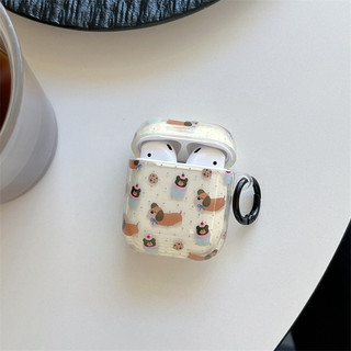 Dachshund cho AirPods 1 / 2 3 Pro Pro2 Pro3 Airpod4 Bộ tai nghe Vỏ bảo vệ Bluetooth không dây AirPods pro2 Pro3 3 4 Vỏ bảo vệ tai nghe