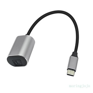 JOJO USB C Sang Fiber SPDIF Bộ Chuyển Đổi Âm Thanh Nữ Cho Máy Tính Laptop PC Loa Đa Phương Tiện