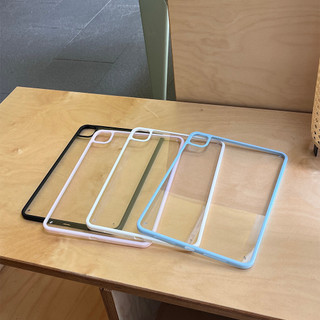 Ốp Lưng Acrylic Cứng Trong Suốt Cho Mini6 Mini7 A17Pro IPad 5 6 7 8 9 10 11 A16 Air 2 3 4 5 6 Air 11 M2 Pro10.5 Pro11 2018 2020 2021 2022 M4 Pro13 2024 2025 Xanh Đen Hồng