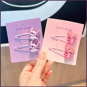 Kẹp Tóc Trẻ Em Dễ Thương Acrylic Xanh Dương, Viền Uốn Sắt