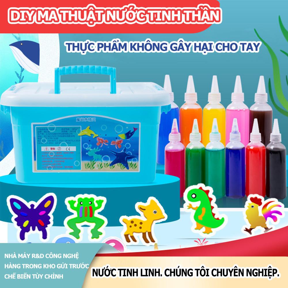 Đồ Chơi Tạo Hình Nước Biển Trẻ Em Diy Magic Water Toy Handmade 3d Water Painting Package Đồ Chơi Trẻ Em Giáo Dục