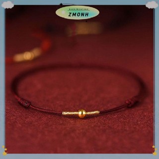 ZMONH Thời Trang Handmade Vòng Tay Dây Đỏ May Mắn Lắc Tay Nam Nữ Người Yêu Bạn Thân Nhất Vòng Tay May Mắn Vòng Chân Kích Thước Điều Chỉnh