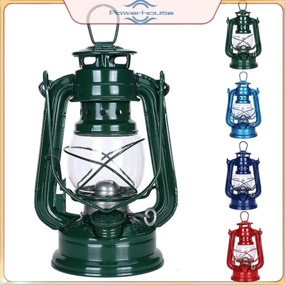 Đèn Dầu Retro 19cm - Đèn Lồng Di Động Cho Cắm Trại Ngoài Trời và Đạo Cụ Ảnh Cổ Điển