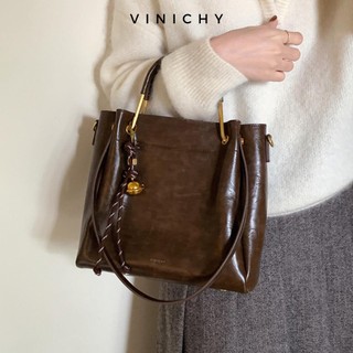 Túi xách nữ đeo chéo, đeo vai VINICHY size 30cm để vừa a4 HA786