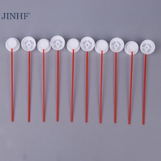 JINHF 10 CÁI -Paint Caps Fit Female Can, Nắp kim- Vòi phun- Vòi phun sơn- Đầu sơn ống mỏng màu đỏ HOT