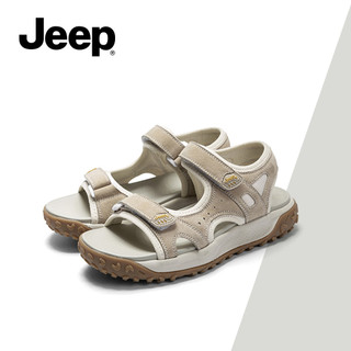Jeep Mùa Hè Thoáng Khí Giải Trí Đi Bộ Đường Dài Dép Thể Thao Nữ Mặc Ngoài Chống Trơn Trượt Lỗ Dày Thượng Nguồn Giày Đi Biển