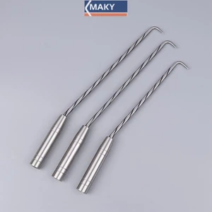 Onetimingcool Thép không gỉ Dây buộc cốt thép Twister Dụng cụ cầm tay có móc xoay - 60-100 Nhân vật VN