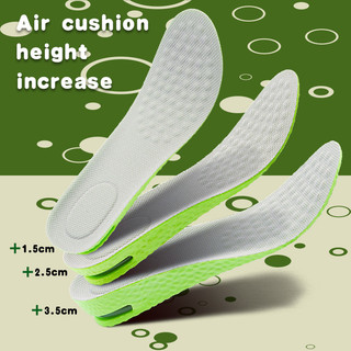MỚI Chiều Cao Tăng Đế Cho Nam Phát Triển Đế Giày Unisex Chất Lượng Thể Thao Không Khí Chống Sốc Chống Mùi Miếng Lót Giày