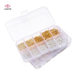 HWETR - Bộ Kit DIY Trang Sức với Hoa tai và Vòng cổ, Phù hợp cho Người mới bắt đầu và Người lớn