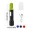 Đèn pin ngoài trời DONOVANQQ, Đèn pin LED đa chức năng chống nước, Đèn chiếu sáng bỏ túi Laser trắng sáng cao có móc cắm trại đi bộ đường dài