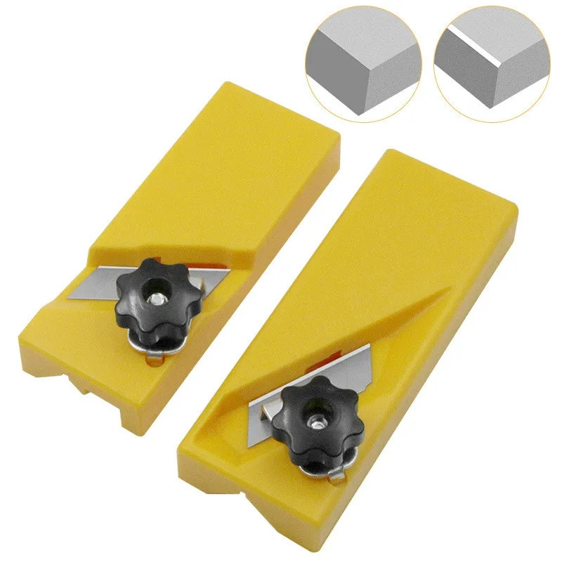 Dụng cụ bào gọt cạnh thạch cao/gỗ mềm, dùng lưỡi dao trổ khỏe, gọt góc