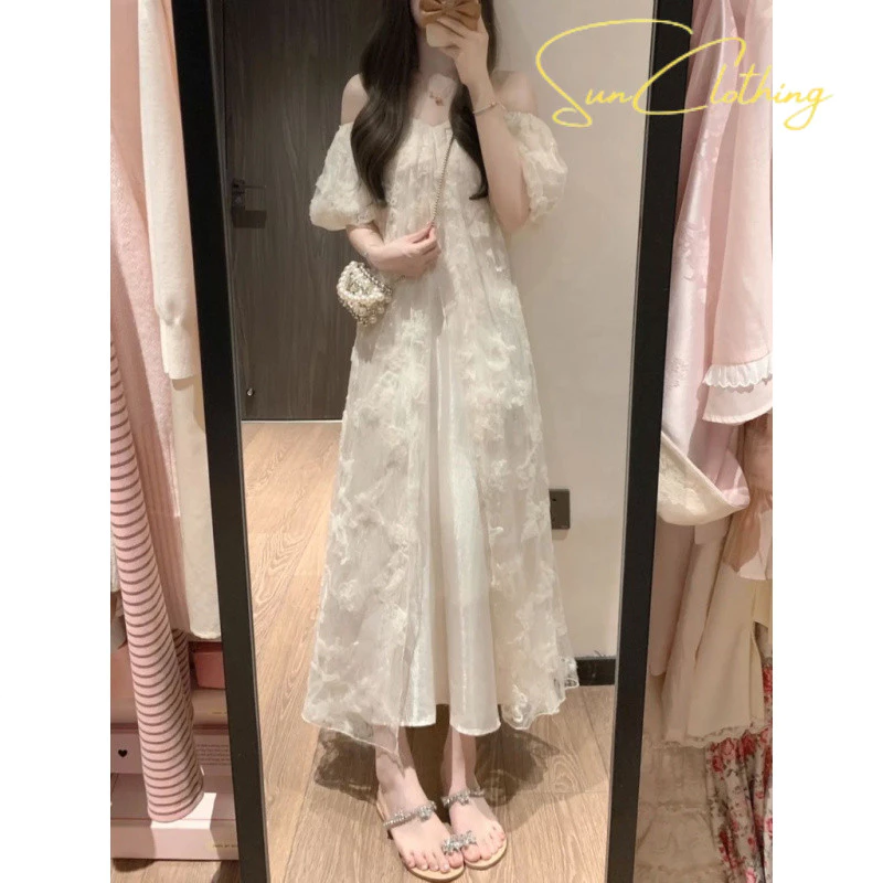 {Sun-Oder}Váy Liền Thời Trang Cho Nữ, Váy Tôn Dáng Sành Điệu Mẫu Mới, Váy Ngọt Ngào Khí Chất