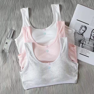Combo 4 Áo Bra Lá Học Sinh Cotton Tăm Cao Cấp – Êm Ái, Thoải Mái, Không Lộ. Che Tên Sản Phẩm