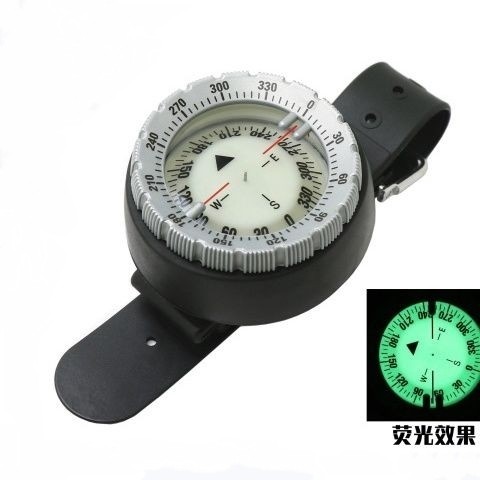Sản phẩm mới Đồng hồ đeo tay chống nước từ tính mạnh 50m La bàn lặn với la bàn lặn sâu phát sáng bền chống sốc