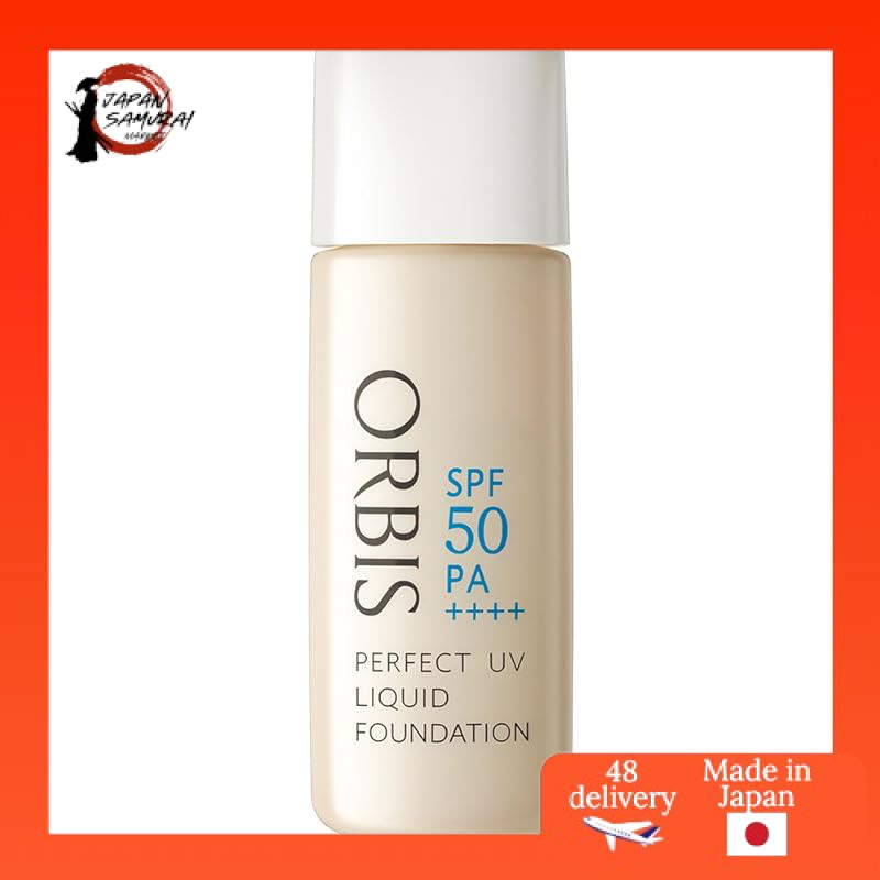 ORBIS Perfect UV Liquid Foundation Natural - 30mL SPF50 PA++++ for All Skin Tones- Direct from Japan