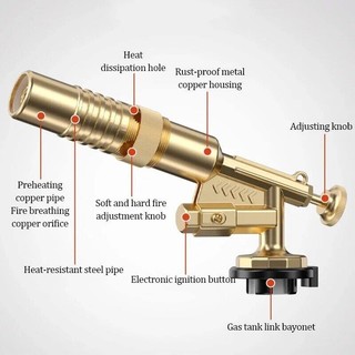 Đầu khò ga đồng mẫu mới nhất mồi tự động hộp nhiệt 1300 độ