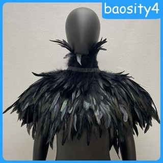Áo khoác lông giả Gothic quấn vai, phù hợp hóa trang vàwear trong các dịp lễ đặc biệt