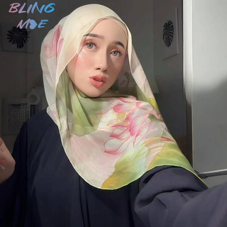 Mùa Hè Hoa Sen Chống Nắng Khăn Lụa Dài Khăn Đi Biển Khăn Cho Nữ Mỏng Lotus Ao Ánh Trăng Bên Biển Phong Cách Tươi Thanh Lịch Thoáng Khí Nhẹ