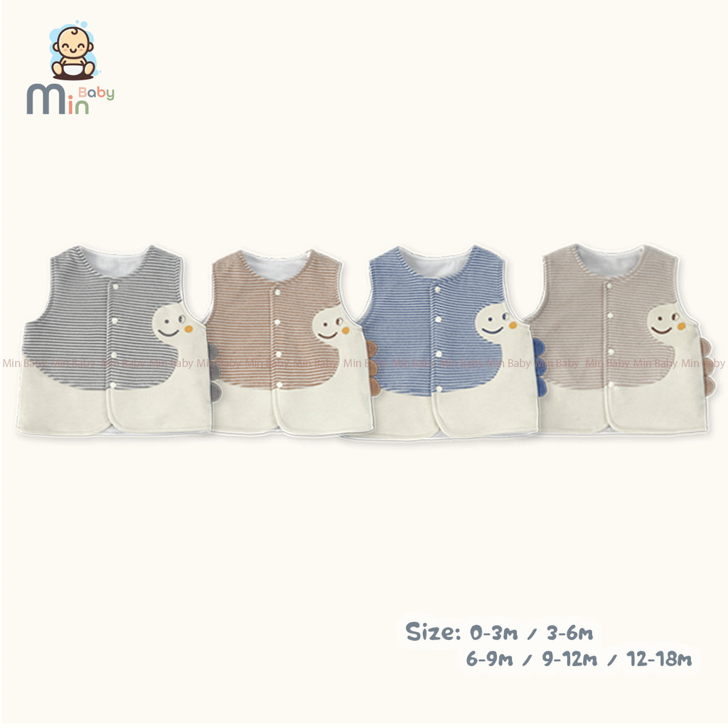 Gile Nỉ Bông 2 Lớp Bé Trai Mềm Nhẹ Siêu Ấm Áp - Hàng Chính Hãng AMI0465