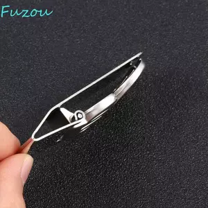 Ví FUJIZOU Mới Thiết kế đô la bằng thép không gỉ Giá đỡ thẻ ID tín dụng