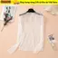ESSENCEH Quần Áo Nữ, Áo Sơ Mi Ren Trong Suốt Cổ Cao Nửa Cổ, Phối Cảnh Rỗng Dài Tay Lưới Top Nữ