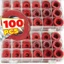 100 Cái / hộp - Nhôm Xả Dầu Cắm Nghiền Máy Giặt Các Loại Bộ Tự Động Động Cơ Chảo Phẳng Gioăng Niêm Phong Nhẫn Phần Cứng Phụ Kiện Thay Thế