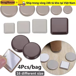 SNUGHOUSE 4 Đồ Nội Thất Chân Thanh Trượt Miếng Lót Chống Mài Mòn Dày Cản Ghế Phụ Kiện Bàn Sofa Tự Dính Chống ồn
