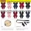 SUNKISSD Thắt Nơ, Mặt Sau Pin Phụ Kiện Trang Sức Nơ Trâm Cài, Dây Đeo Điều Chỉnh Lưng DIY Trang Trí Cổ Ngọc Trai Cổ Hoa Người