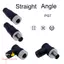 Đầu nối cảm biến TOPTOOLCX M12, Đầu nối 4 5 8 chân M12 Phích cắm hàng không, Đầu nối cáp cảm biến M12 Đầu nối cảm biến phích cắm nguồn Adapte Vít ren khớp nối