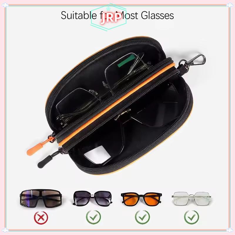 JRP 1Pc Hộp đựng kính râm hai lớp Hộp đựng du lịch chống nước Hộp lưu trữ bền đa chức năng Chuyến đi công tác JRP