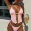 Dây Dây Chia Đồ Bơi Nữ Bikini Gợi Cảm Bộ Hai Mảnh