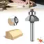 NOTE1 Dao phay, 45 độ 6mm 6,35mm Shank xiên Góc Router Bit, Bền bỉ với vòng bi Dụng cụ chế biến gỗ khắc gỗ