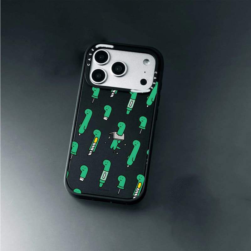 CASECASE X Hộp Đựng Họa Tiết Văn Phòng Phẩm Màu Trắng Vòng Máy Ảnh Phiên Bản Mờ Đen Cứng Hút Từ Tính Tác Động Dành Cho Apple IPhone 13 14 15 16 17 Pro Max Air Plus Có Hộp