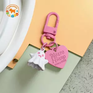 CANAMEK Mặt dây chuyền tình yêu ma ma nhỏ dễ thương và cá tính, Mặt dây chuyền túi Bule tròn CSF