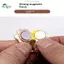Springevenstar 1 Chiếc Hoa Trái Tim Từ Tính Có Thể Điều Chỉnh Chân Kẹp Cho Quần Pin Có Thể Thu Vào Chân Cố Định Quần Rời Nút Cho Quần Jean Springevenstar